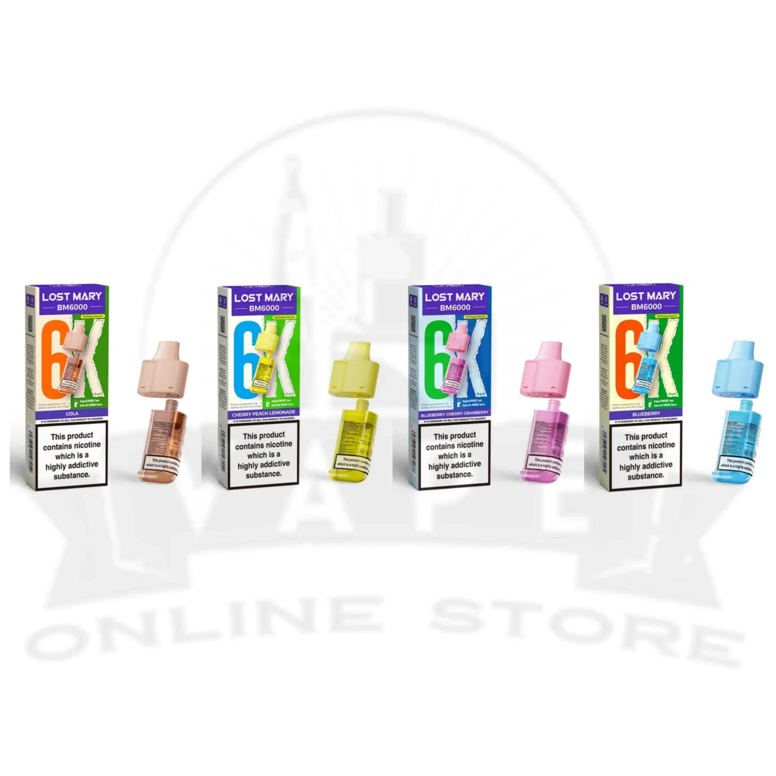 Reusable Lost Mary BM6000 Prefilled Replacement Pods - Image 2