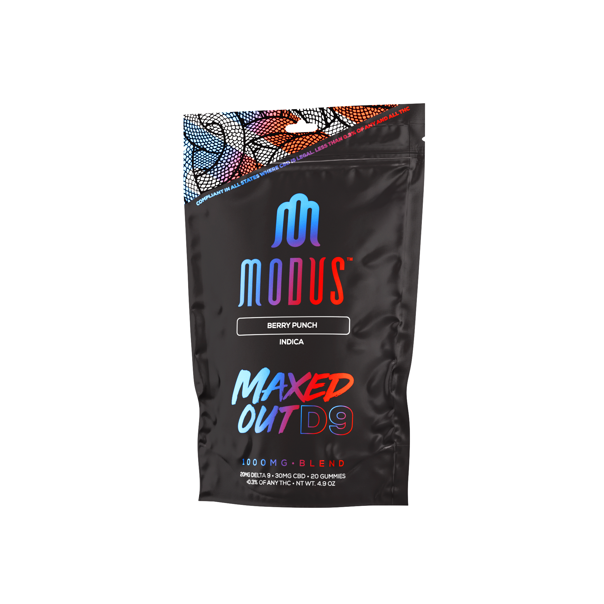 Modus Maxed Out D9 Gummies | 1000mg - Image 3