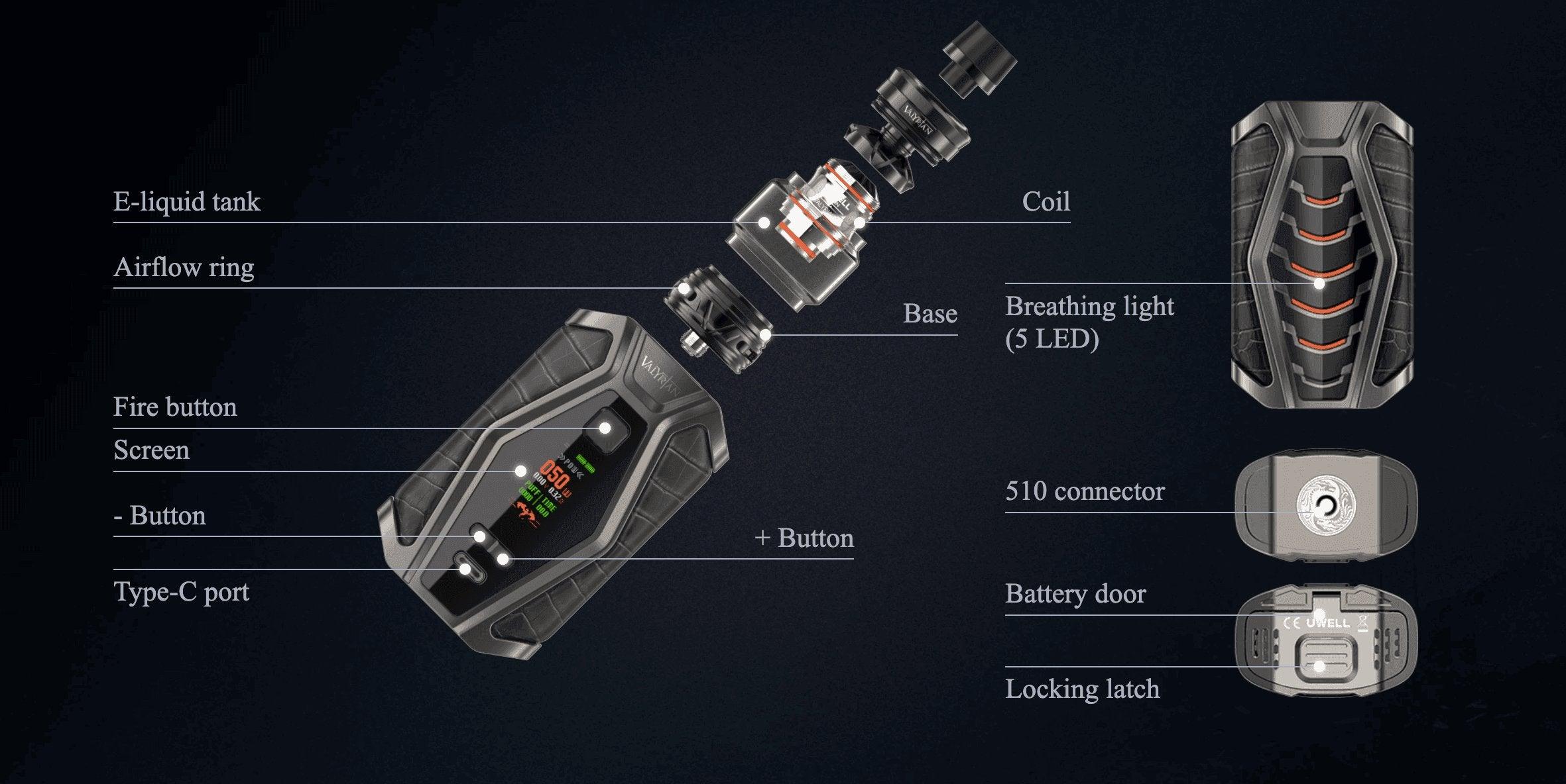 uwell valyrian 3 kit price | uwell vape uk